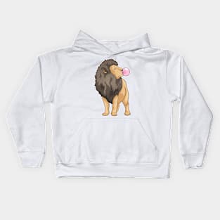 Lion Chewing gum Kids Hoodie